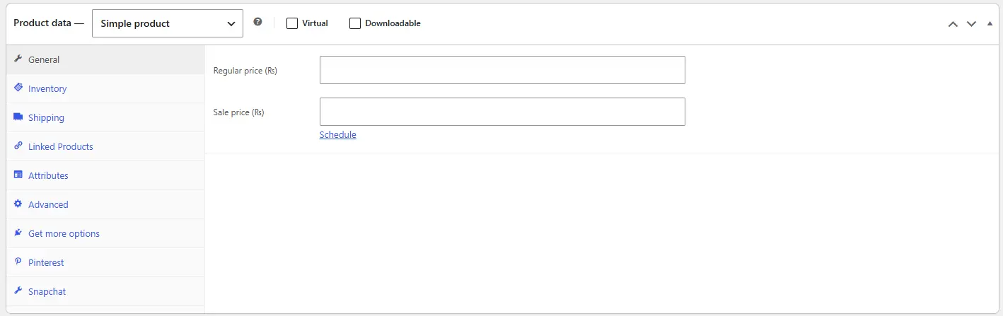 Complete the Product Information - WP Minds