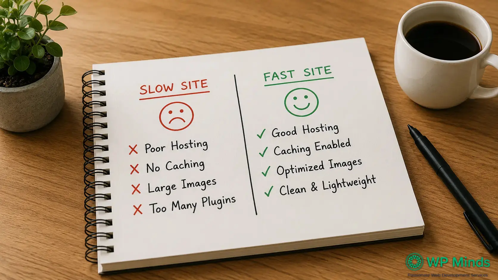 Slow to Fast Website - WP Minds