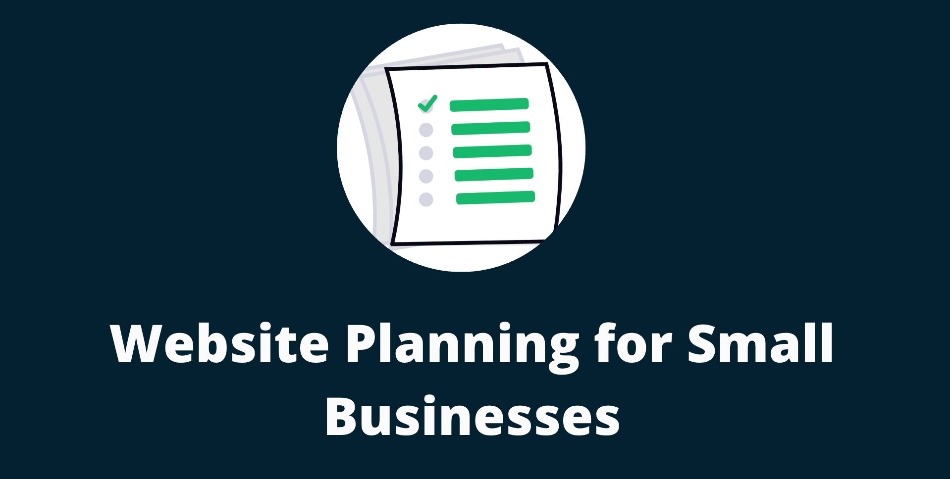 Website Planning for Small Businesses