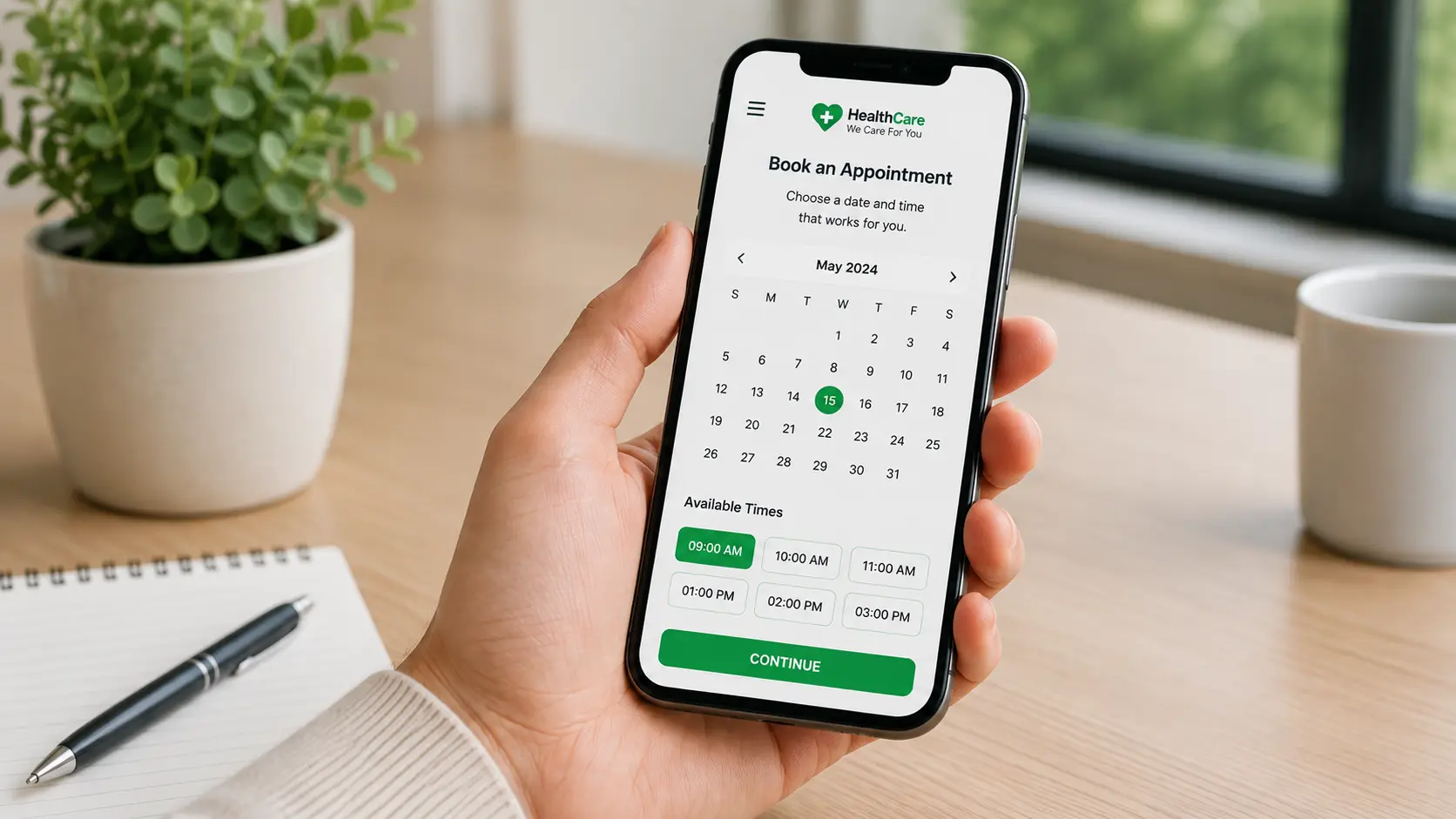 Online Appointment for Healthcare Website - WP Minds