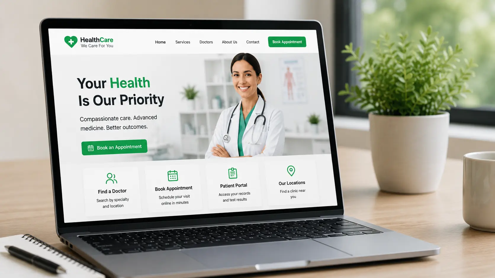 Strategy for Healthcare Website Design - WP Minds